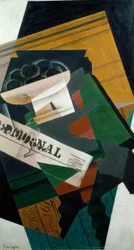 Nature morte au journal